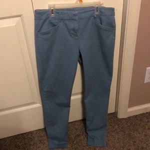 Light blue skinny jeans